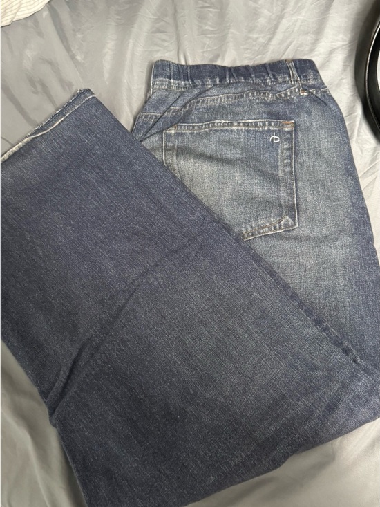 Rag & Bone Miramar Terry Wide Leg Jeans - Picture 2 of 3